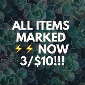 Items beyond this point now 3/$10